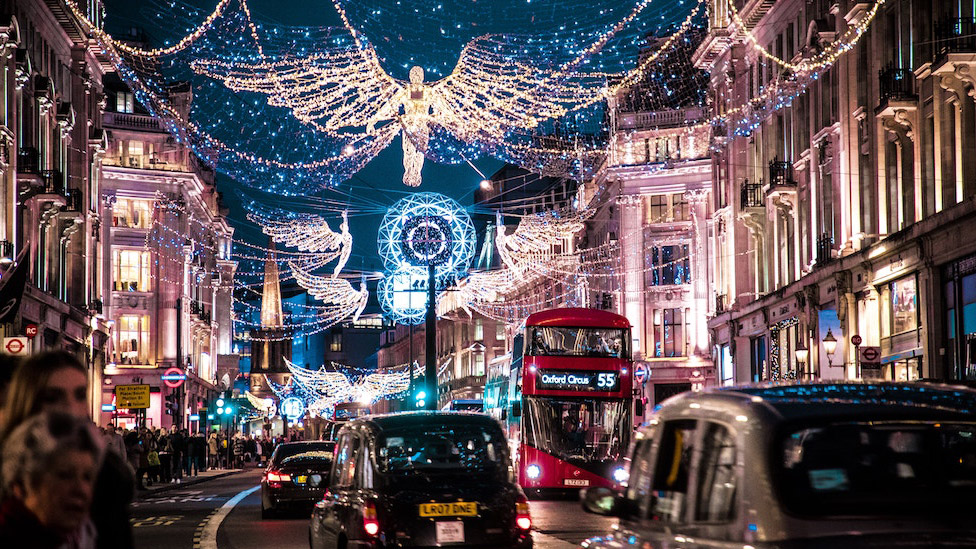 London Christmas Lights Taxi Tour
